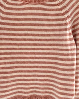 Saco en chenille a rayas