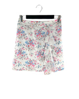 Falda mini satinada