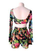 Set crop y short estampados