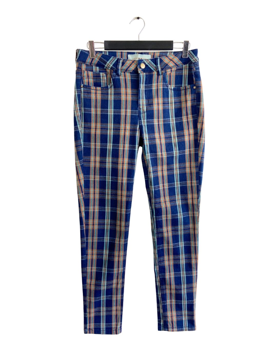 Pantalón skinny a cuadros