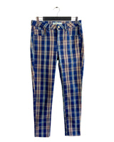 Pantalón skinny a cuadros