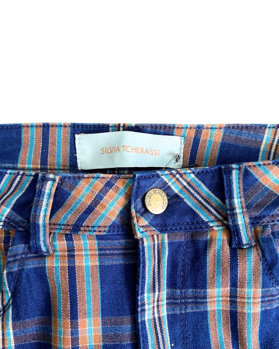 Pantalón skinny a cuadros