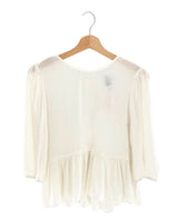 Blusa manga 3/4 con textura