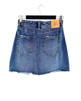 Falda mini en denim