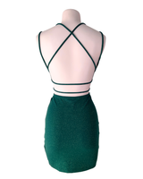 Vestido mini cruzado