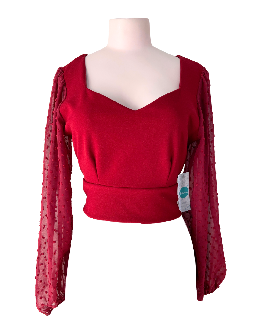 Blusa anudada en espalda