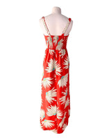 Maxi vestido print flores