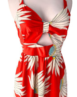 Maxi vestido print flores