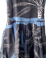 Vestido mini de tiras anudadas