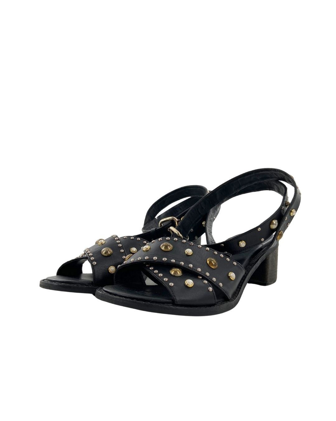 Sandalias tacón medio