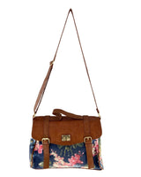 Bolso tipo satchel print