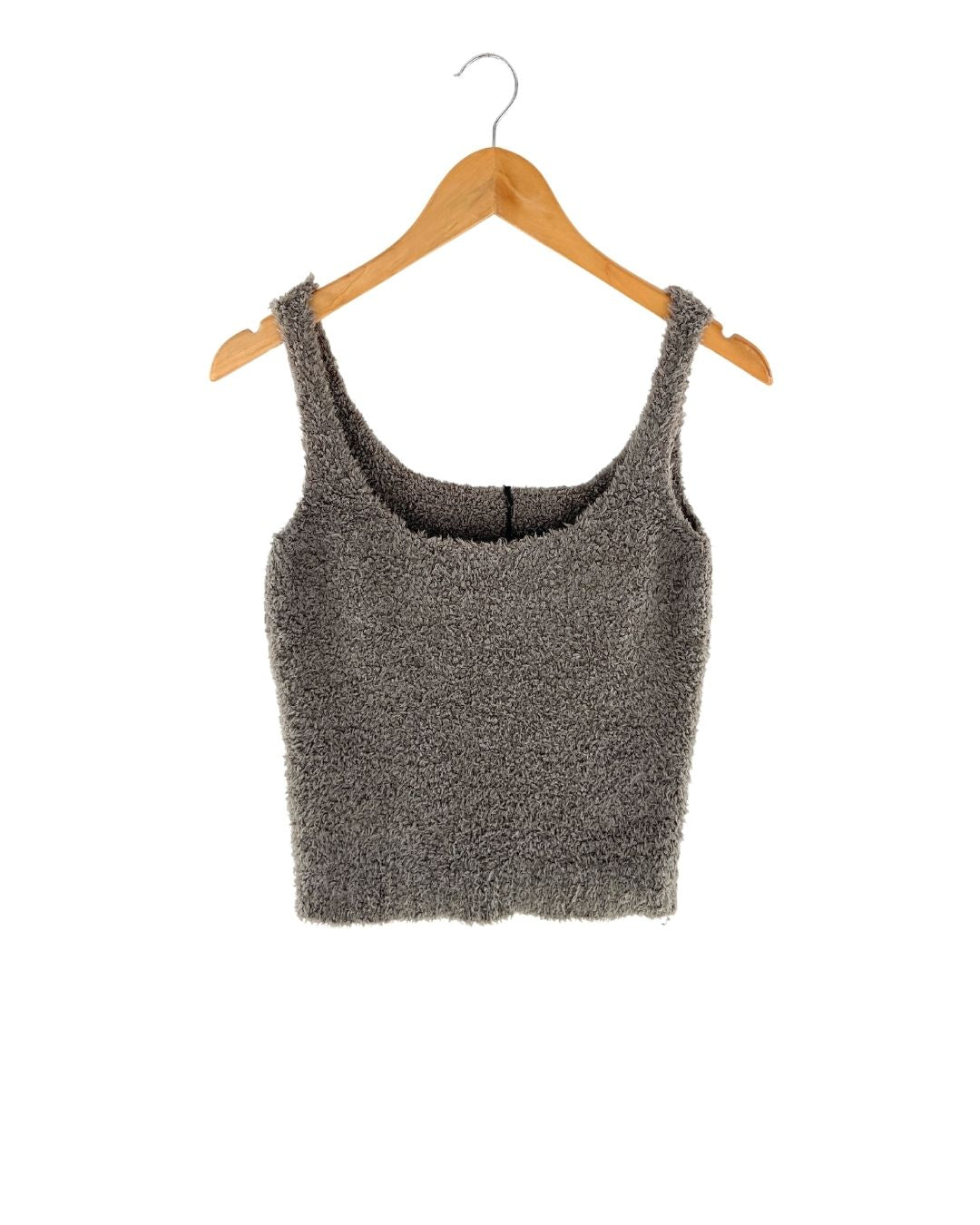 Blusa de tiras afelpada
