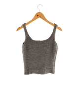 Blusa de tiras afelpada