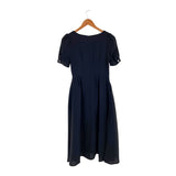 Vestido midi manga corta