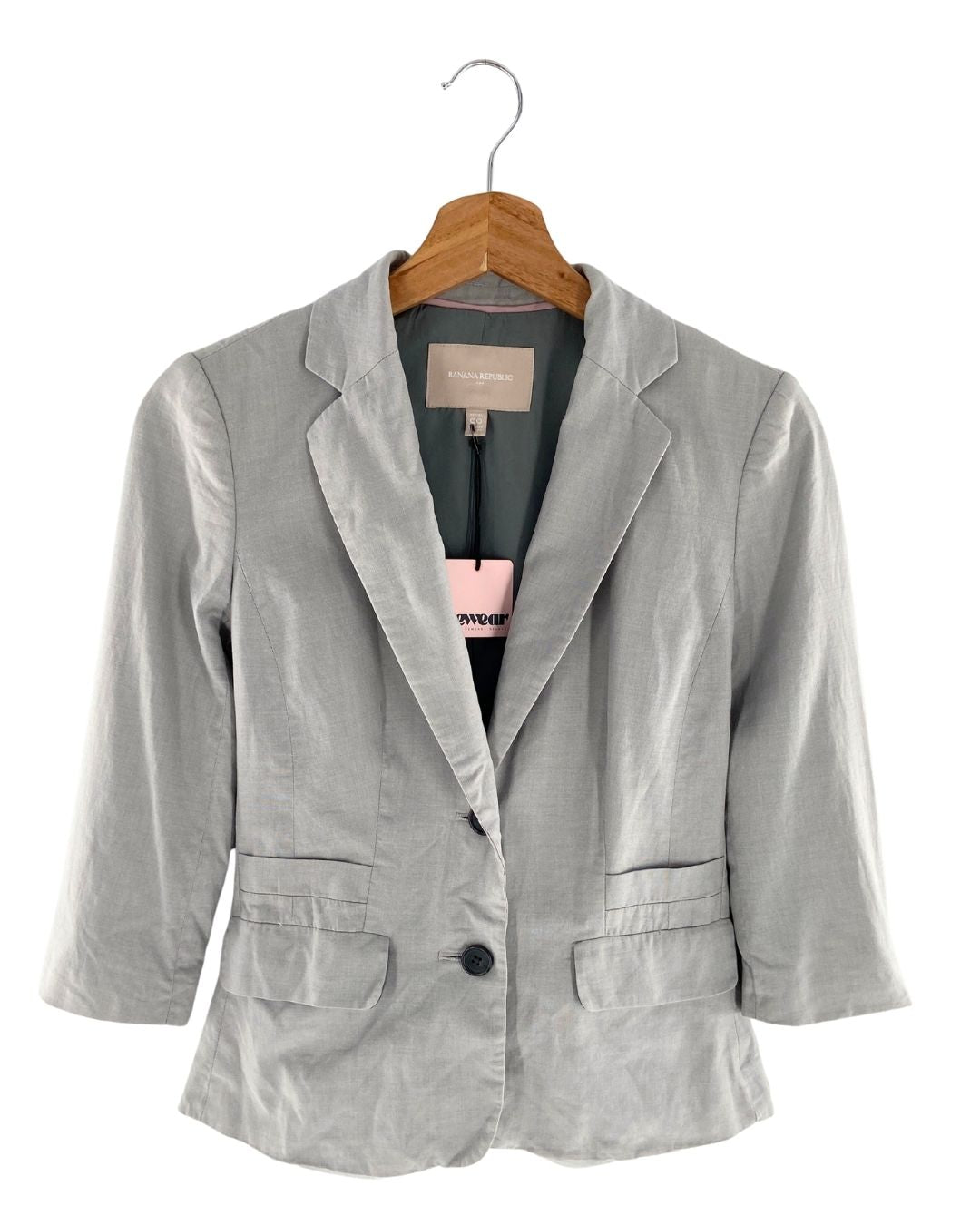 Blazer manga 3/4 dos botones