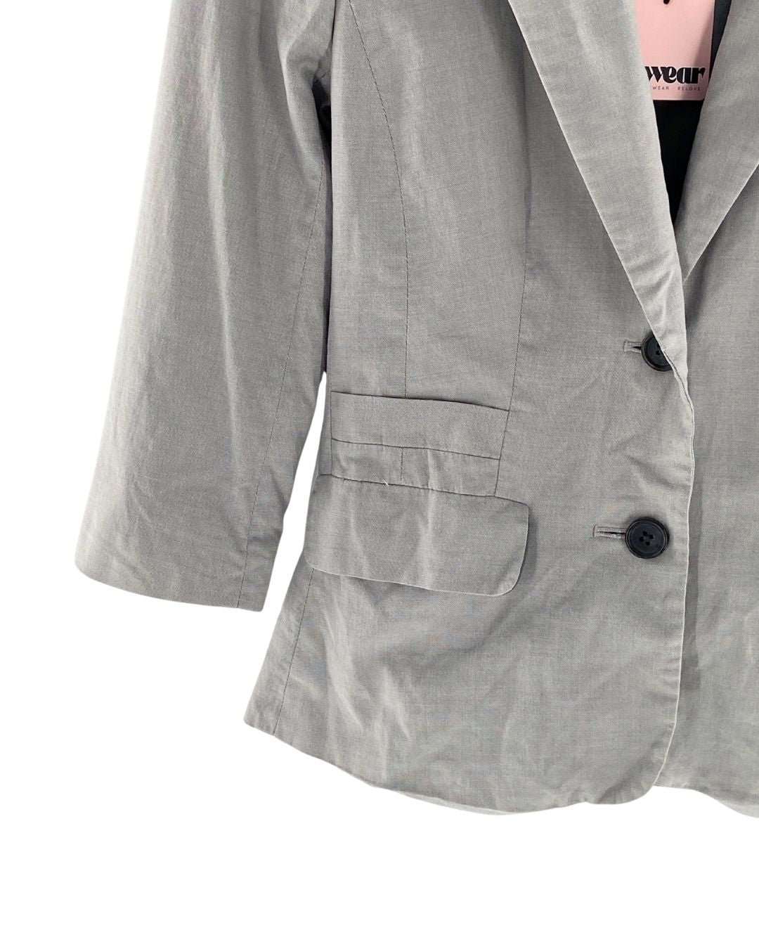Blazer manga 3/4 dos botones