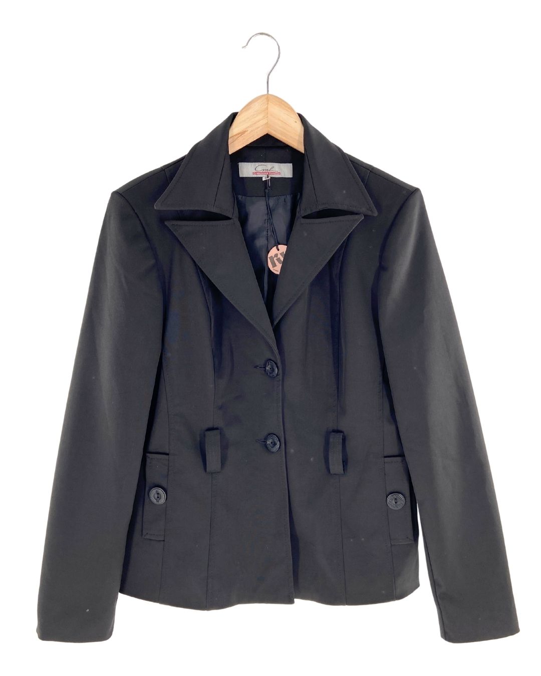 Chaqueta midi satinada