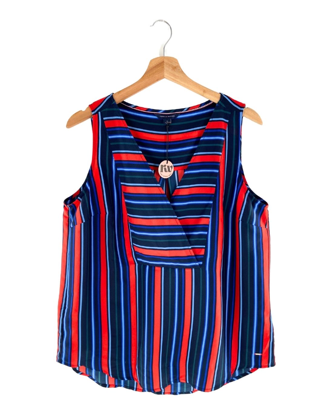 Blusa sleeveless a rayas