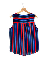 Blusa sleeveless a rayas