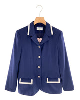Blazer con detalle en cuello