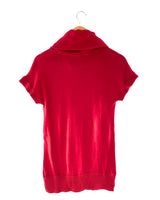 Blusa tejida midi manga corta