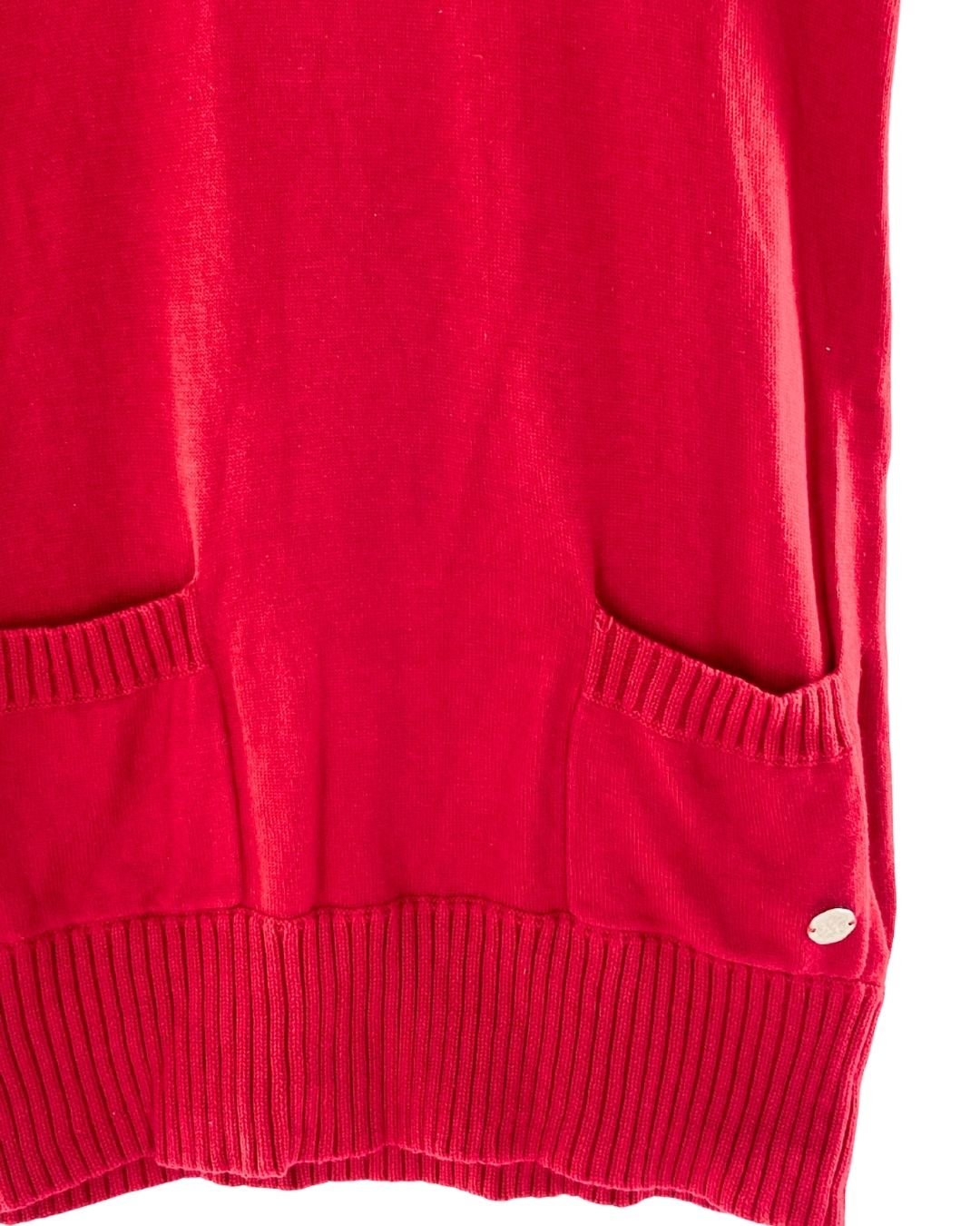 Blusa tejida midi manga corta