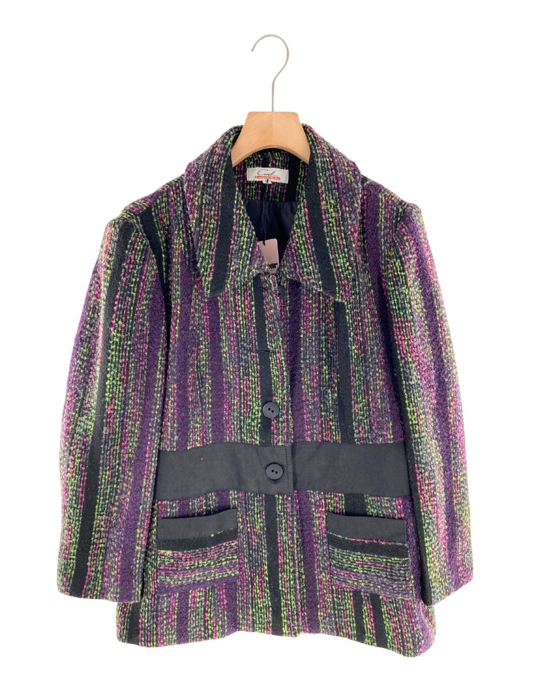 Chaqueta oversize abotonada