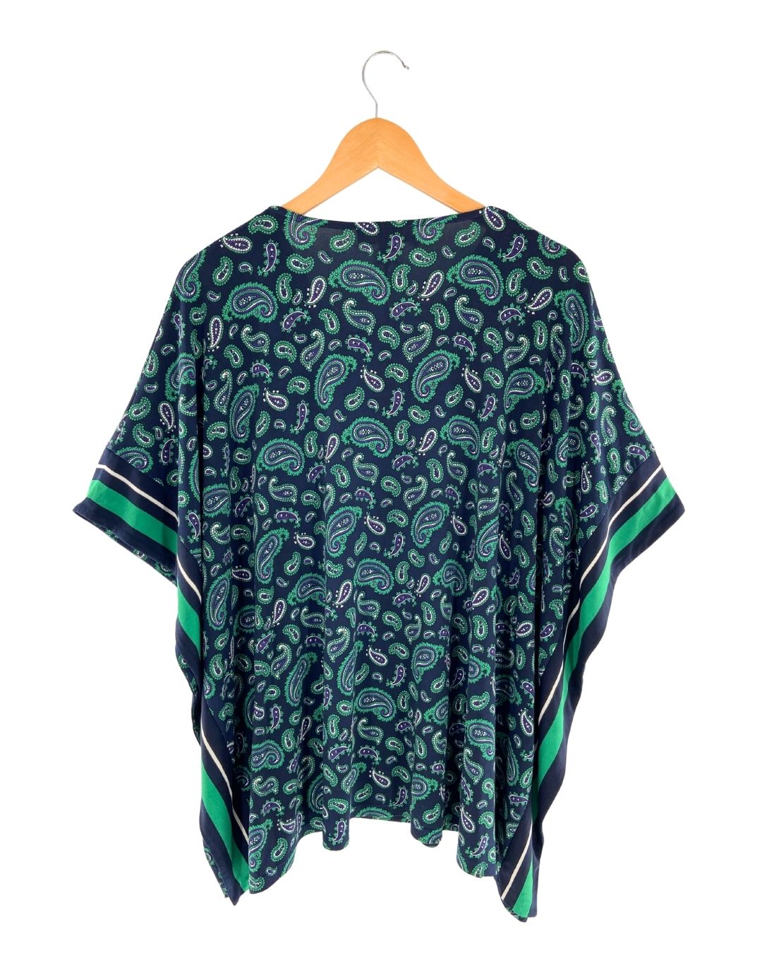 Blusa amplia lace up delantero