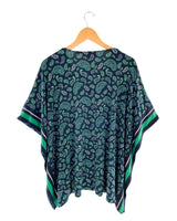 Blusa amplia lace up delantero