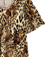 Blusa mangas amplias print