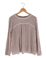 Blusa manga larga print