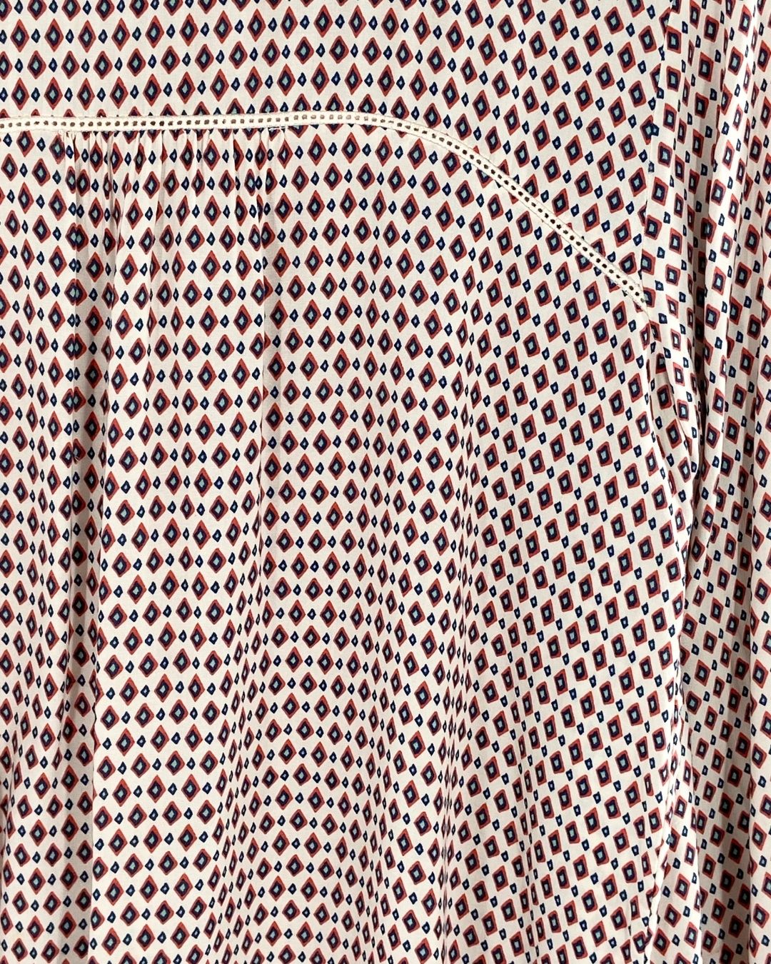 Blusa manga larga print