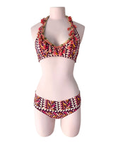 Bikini anudado print