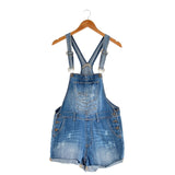 Overall corto en denim wash