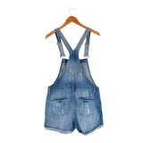 Overall corto en denim wash