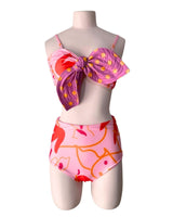 Bikini top de tiras y anudado