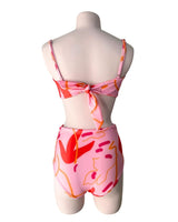 Bikini top de tiras y anudado