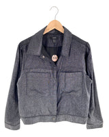 Chaqueta crop delgada