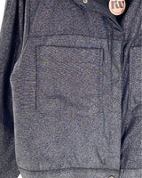 Chaqueta crop delgada
