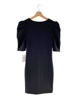 Vestido midi stretch manga 3/4