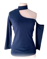 Blusa one shouder manga 3/4
