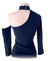 Blusa one shouder manga 3/4