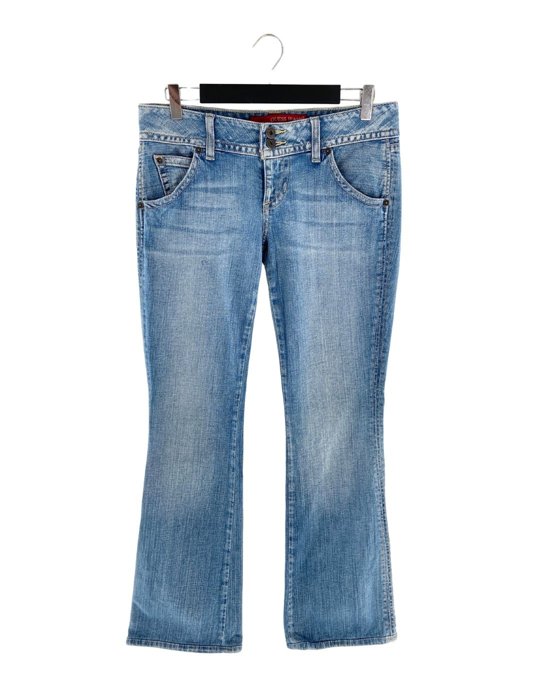Jean stretch flared tiro bajo