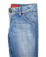 Jean stretch flared tiro bajo