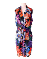 Vestido midi anudado