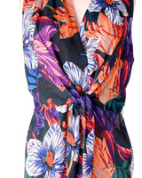 Vestido midi anudado