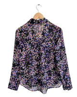 Camisa traslúcida manga larga