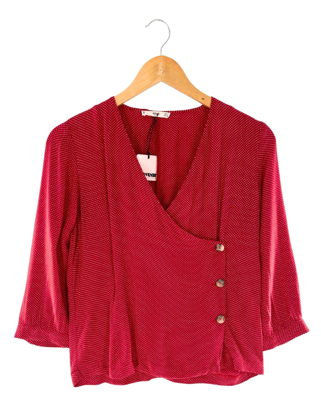 Blusa print mini dots
