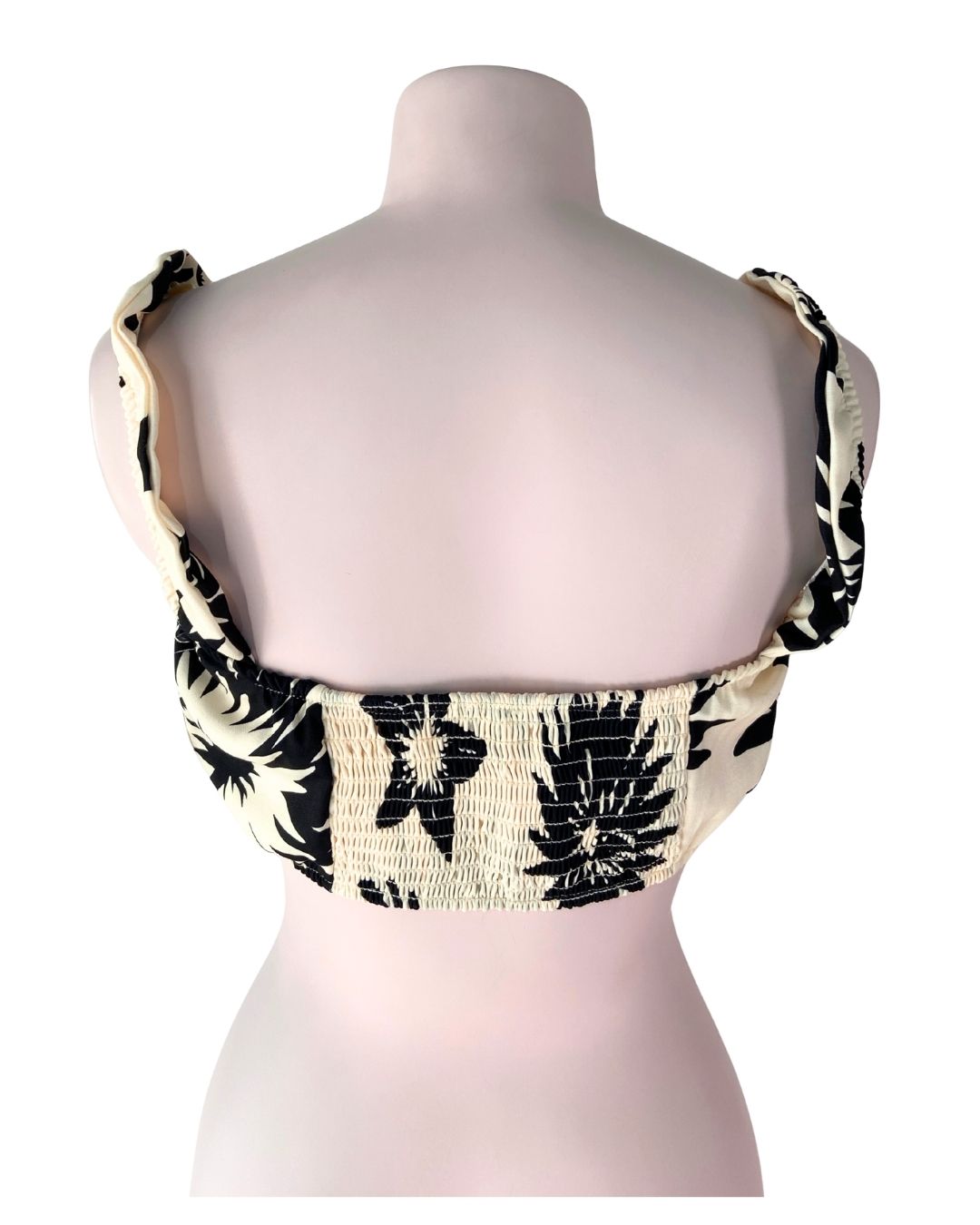 Top encauchado con print
