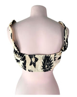 Top encauchado con print